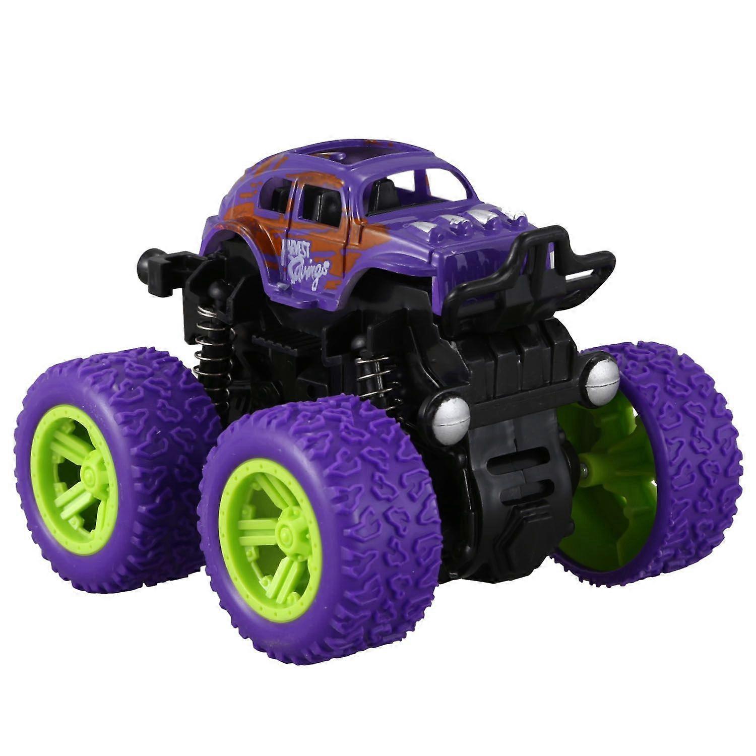 Mini 4Wd Inertia Rotatable Car Toys Friction Power Four-Wheeled Off-Road Vehicle Model Inertial Car
