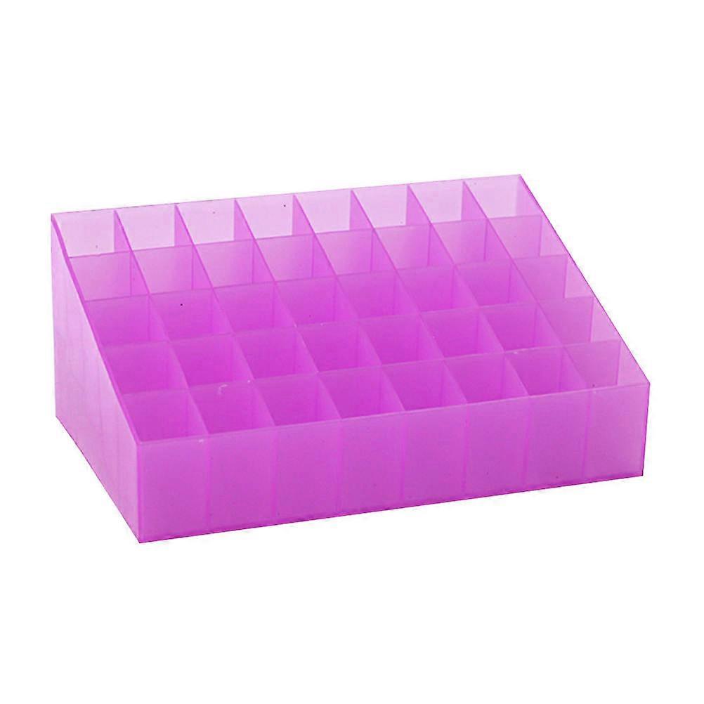 40-Slot Lipstick Lip Gloss Organizer: Clear Lipgloss Lipstick Organizer Lipsticks Holder Cosmetic Display Cases For Lipstick Brushes Bottles And More