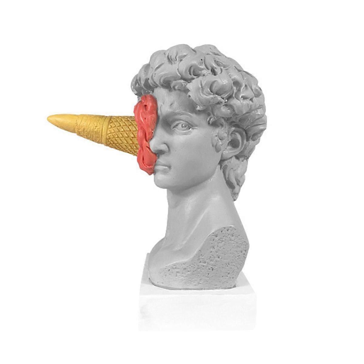 Modern Nordic Figure Ornament Ice Cream David Figurine Home Decor Sculpture Office Bookshelf Deskto