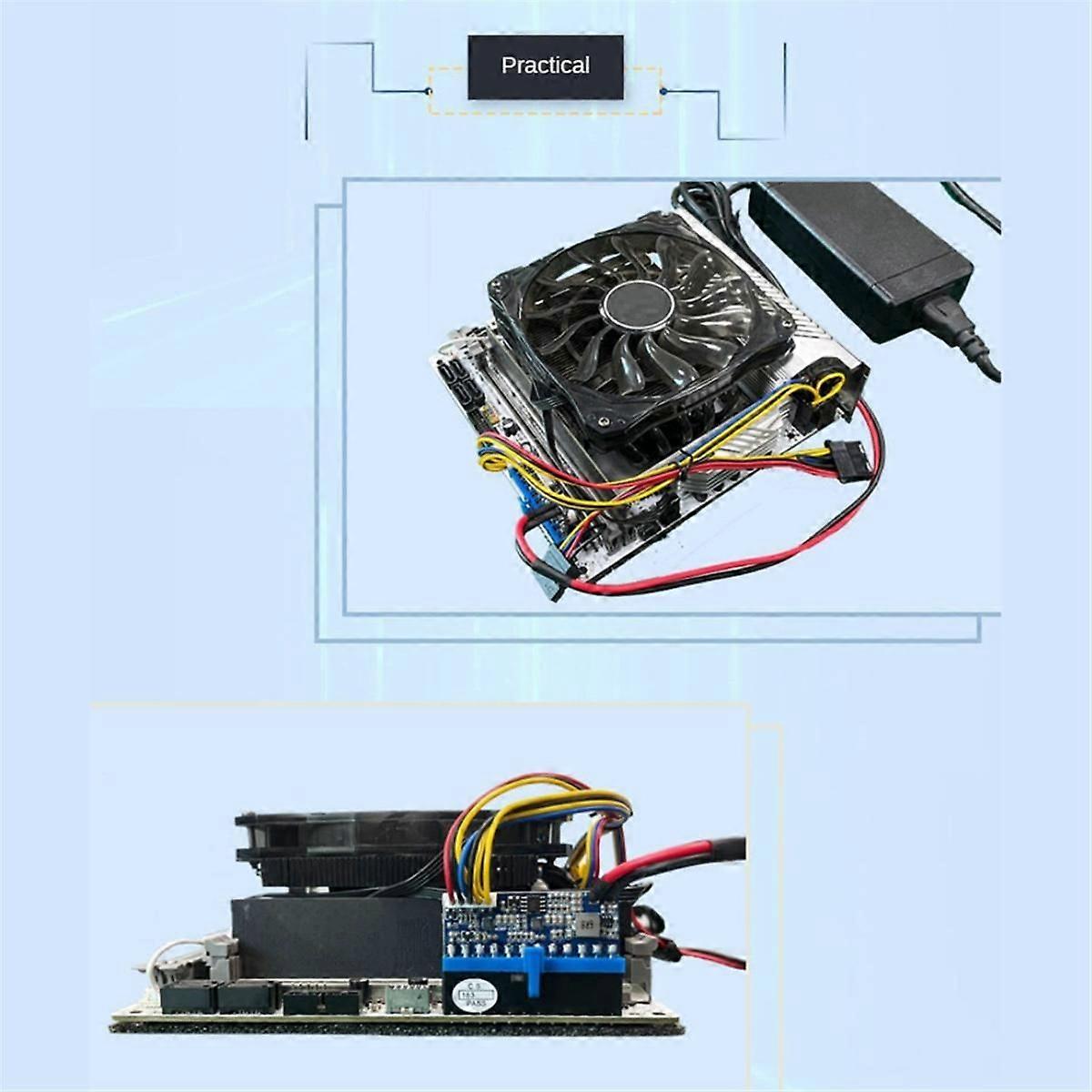 DC-ATX 160W Direct Plug Power Module Conversion Board 12V 160W High Power PSU 24Pin MINI ITX DC to