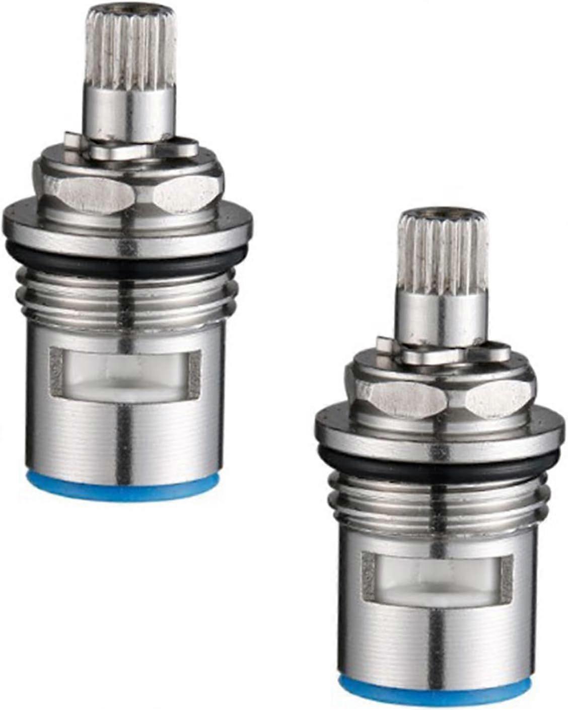 2 Pcs Ceramic Faucet Replacement Cartridge, Ceramic Discs, Inner Filter