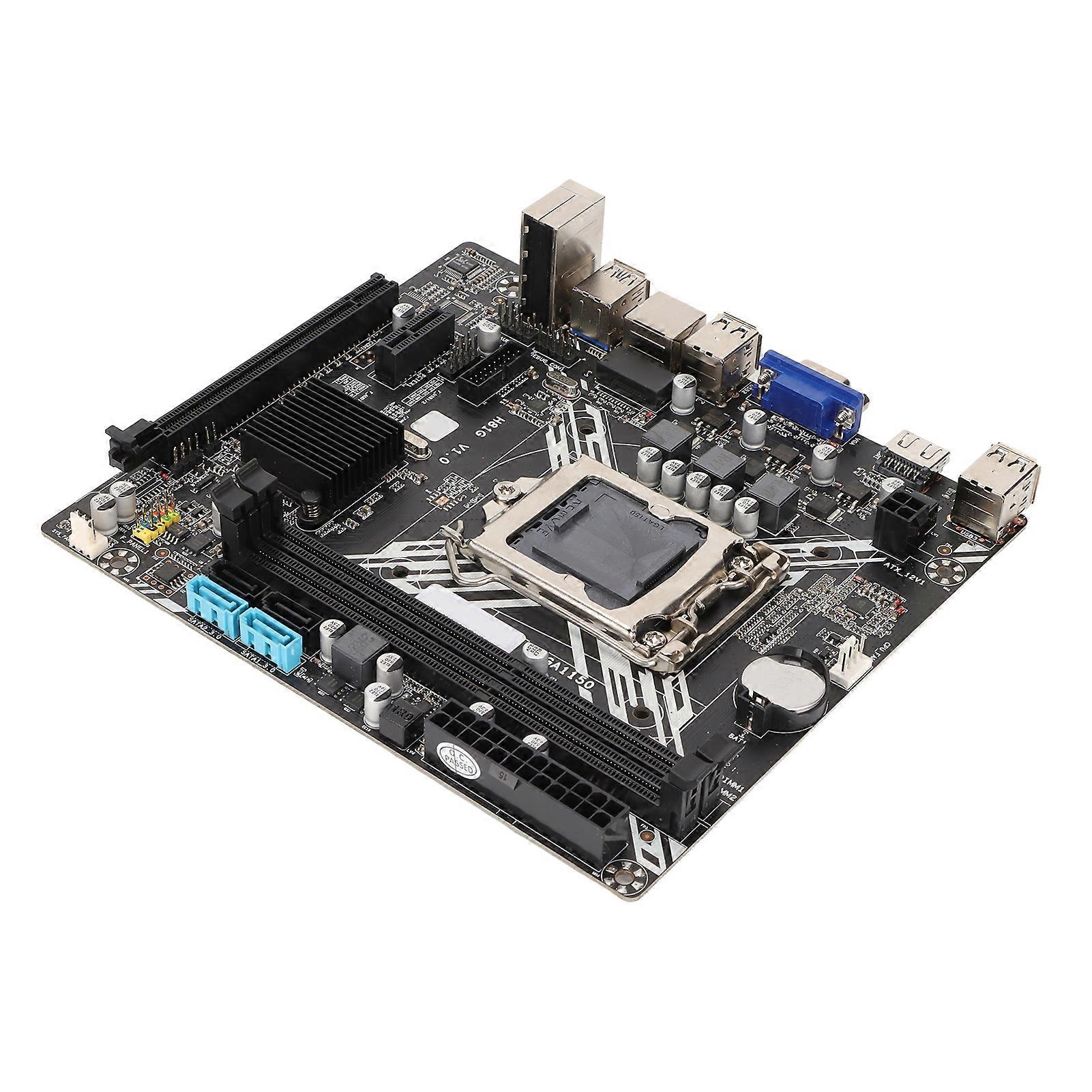H81G M-ATX Motherboard LGA1150 DDR3 16GB 7.4x6.6in WiFi Support