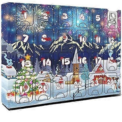 Advent puzzle, 24-day Christmas countdown calendar, fun and challenging toys A