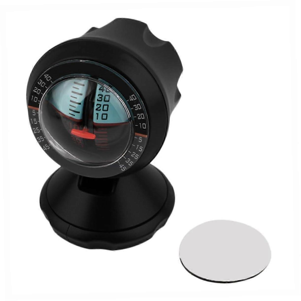 Car Inclinometer Tilt Gauge Level for Vehicles, High Sensitivity Slope Indicator, Automotive Dashboard Mount, Durable Design