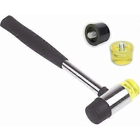Rubber Hammer, Rubber Mallet with Double Face Tool for DIY Projects, Crafts,