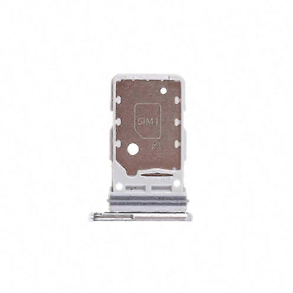 OEM SIM Card Tray Holder Replacement Part for Samsung Galaxy S21 Ultra 5G G998-Silver