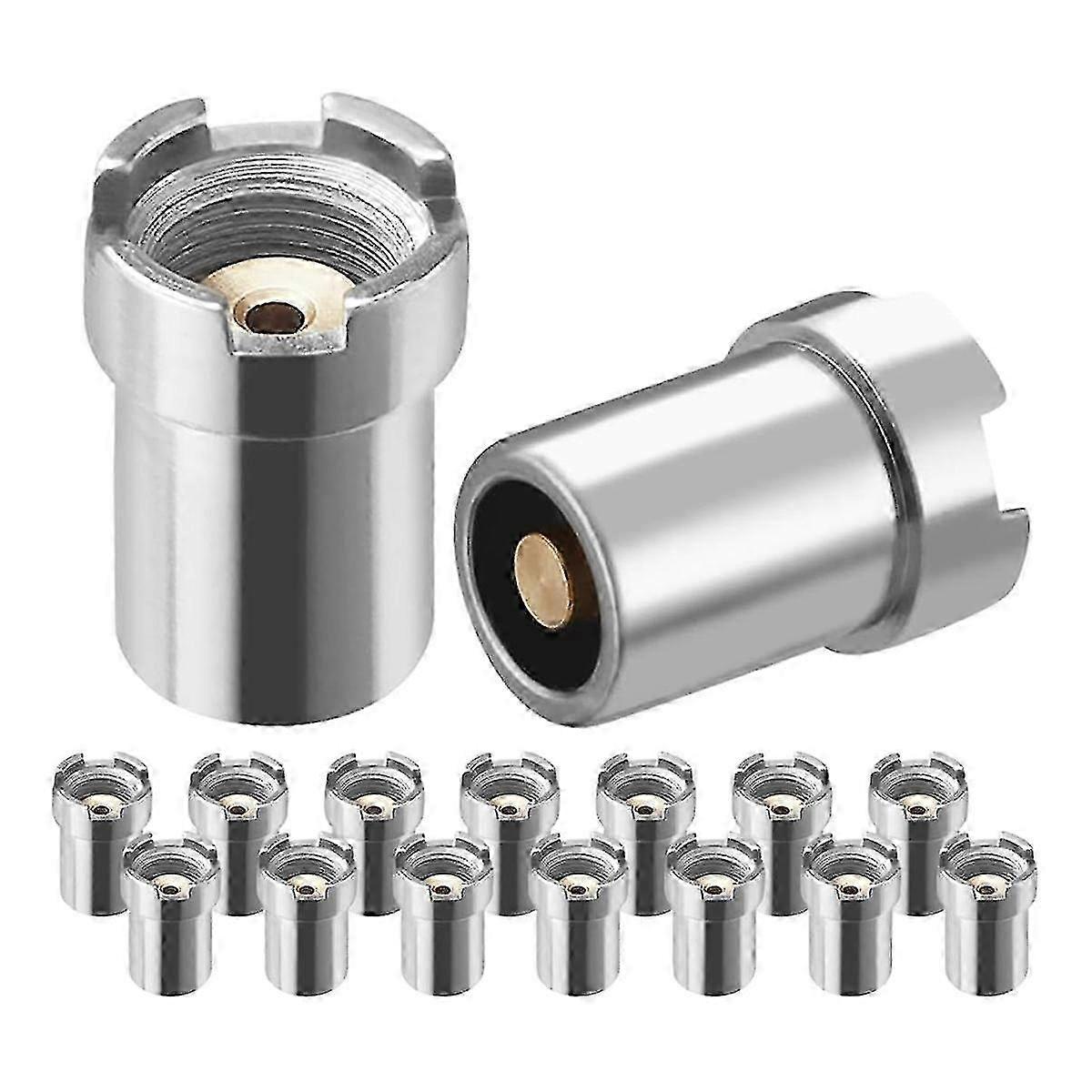 Thread adapter set for vaping accessories including 510 connectors and magnetic adapters