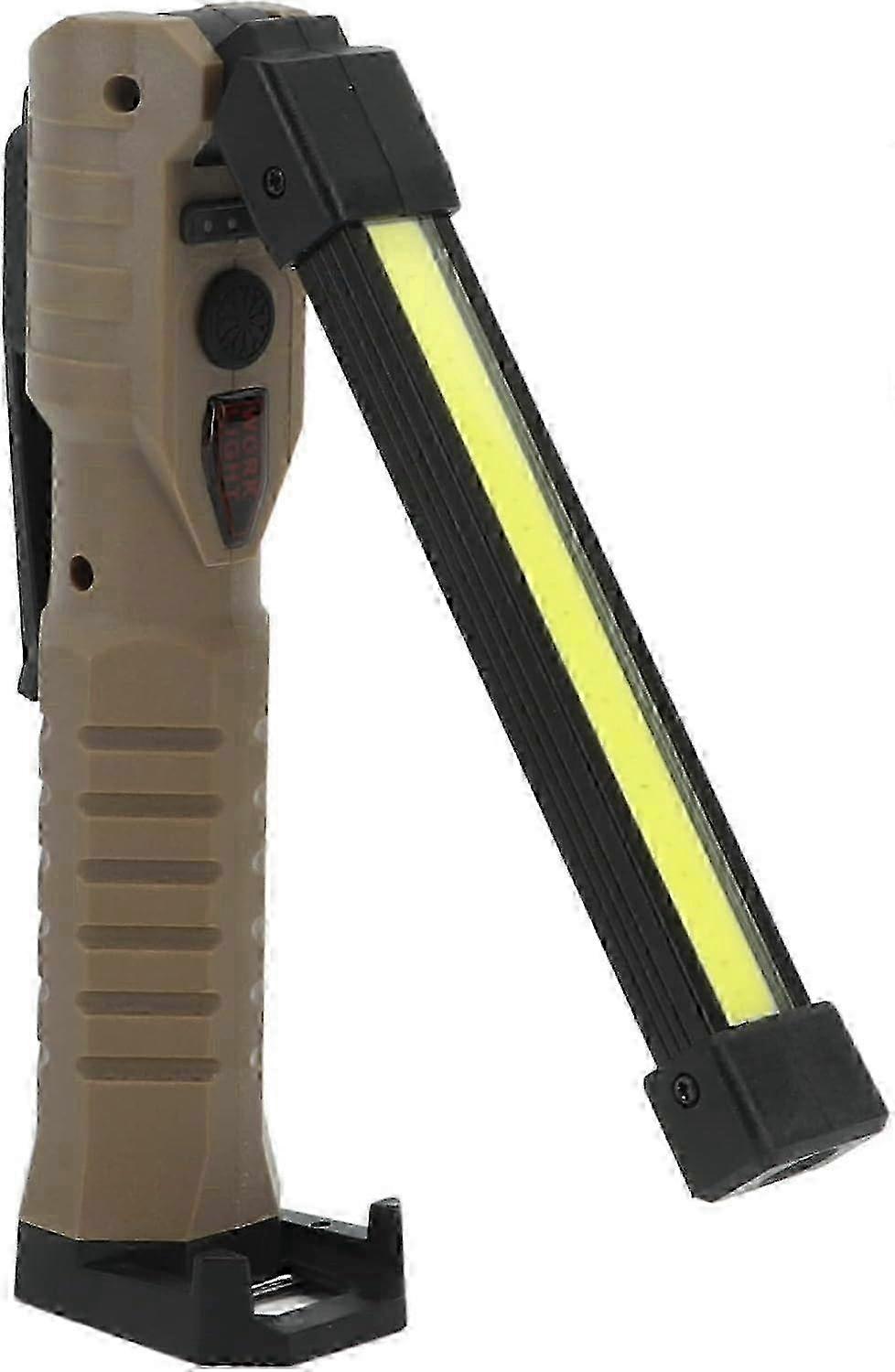 7 Modes Foldable COB LED Work Light, Magnetic Flashlight for Camping