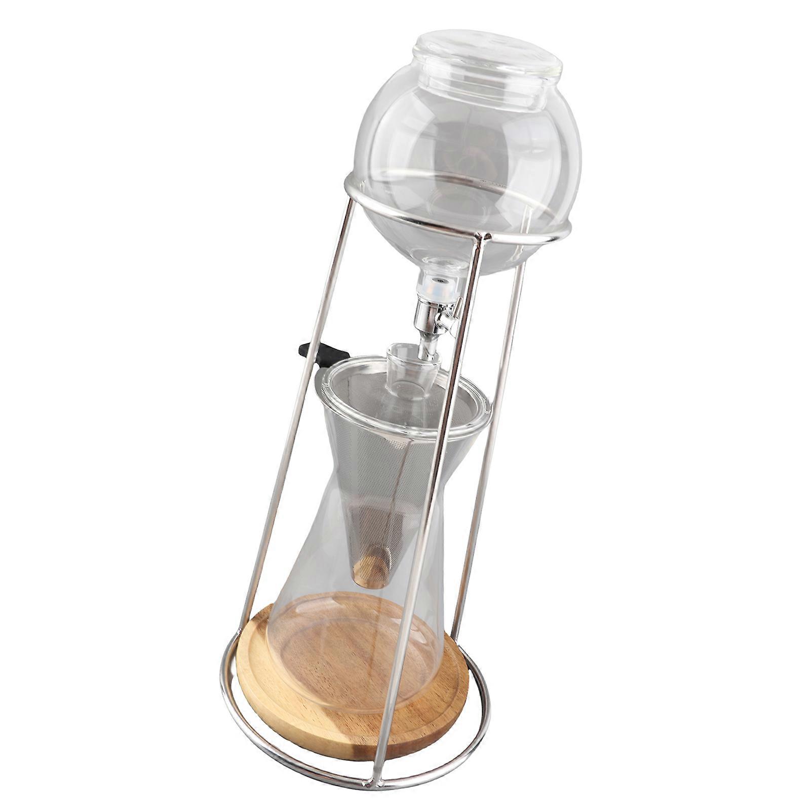 Dripper Hand Brew Coffee Maker, Heat Proof Borosilicate Glass, Transparent