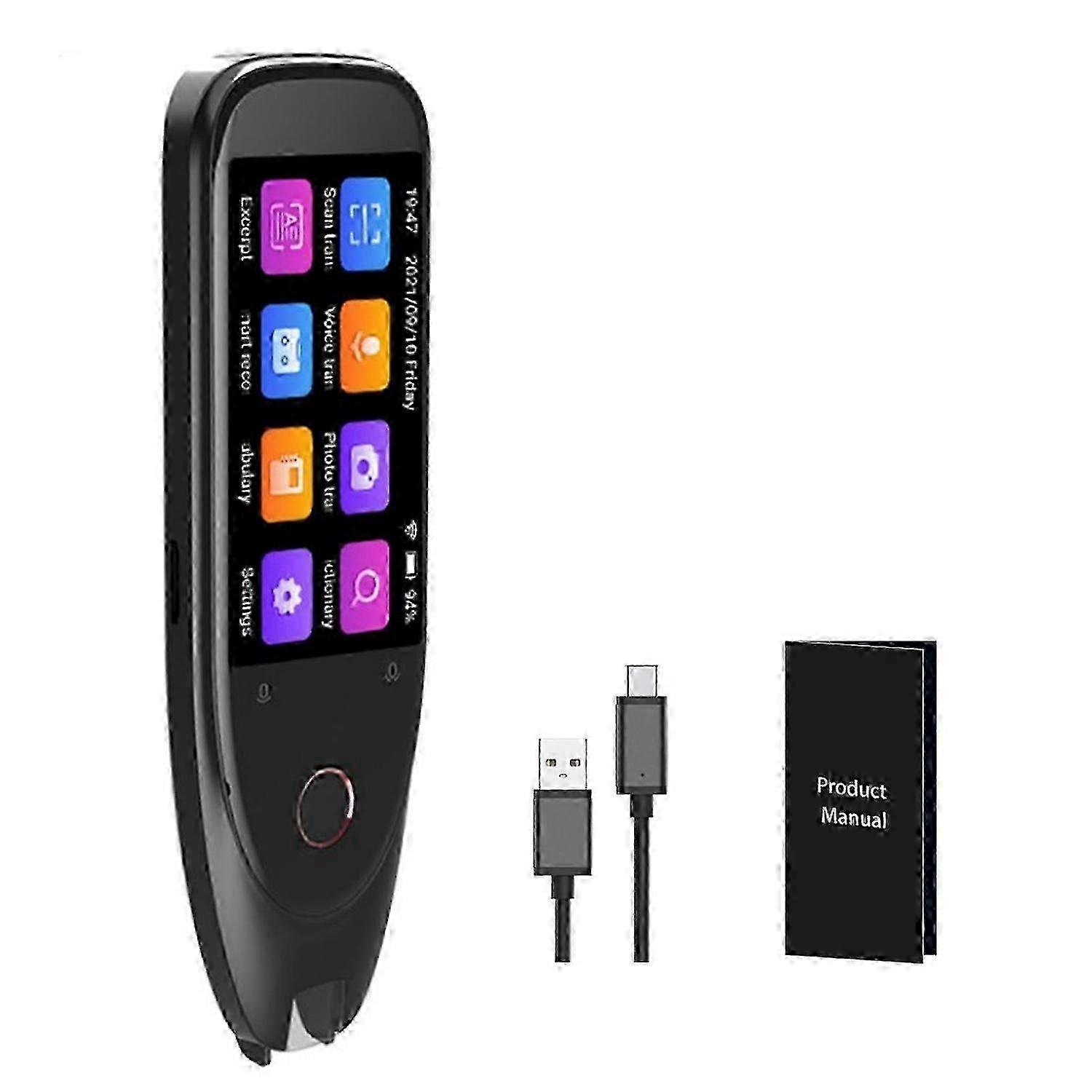 2025 newScan Translator Pen with 112 Language Support - High Accuracy Portable OCR Language Learning Device for Students 2025