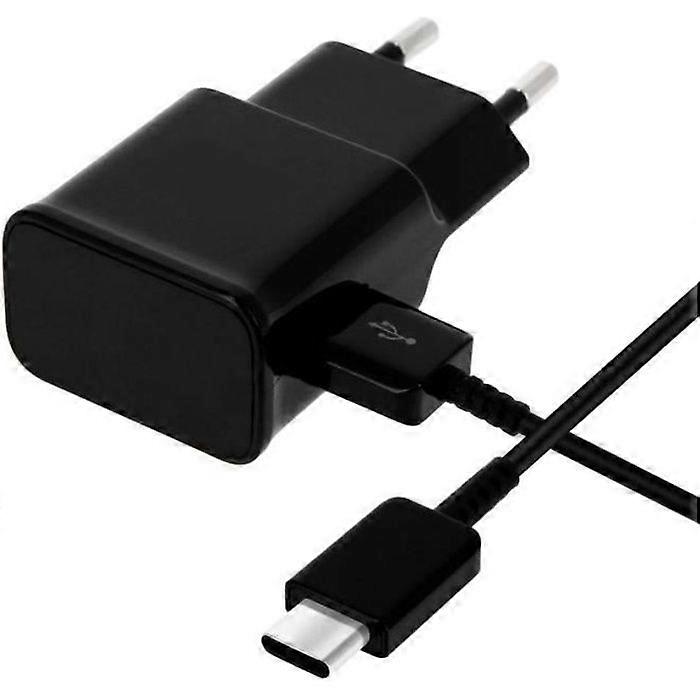 Câble USB-C - PHONILLICO - Compatible avec Samsung Galaxy NOTE 8/9 - 1 mètre - Chargeur 2 A - Noir