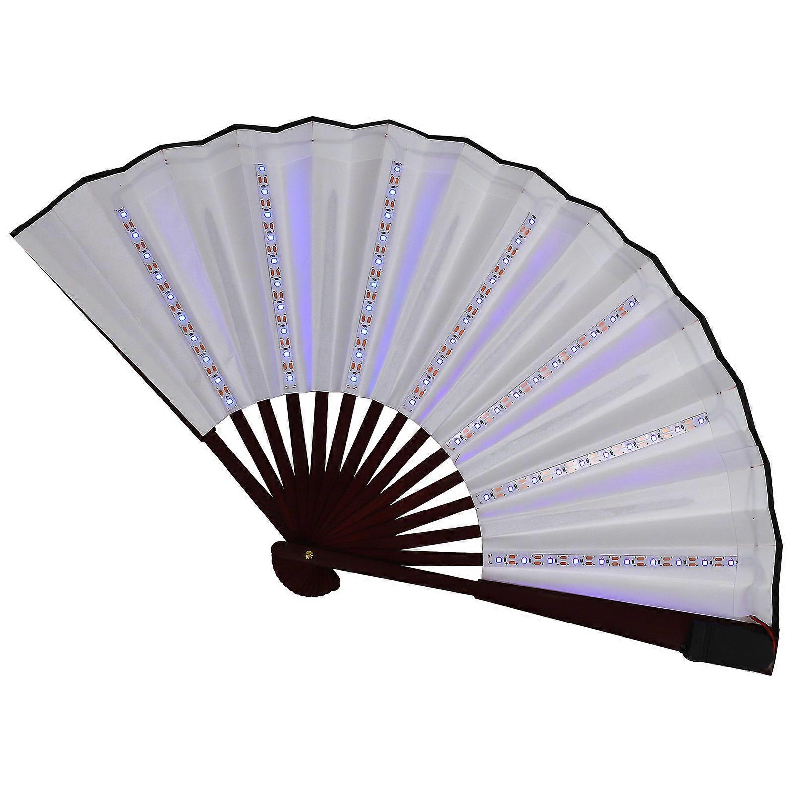 Rave Foldable Hand Fan Chinese Style Fan for Stage Use 1Pcs