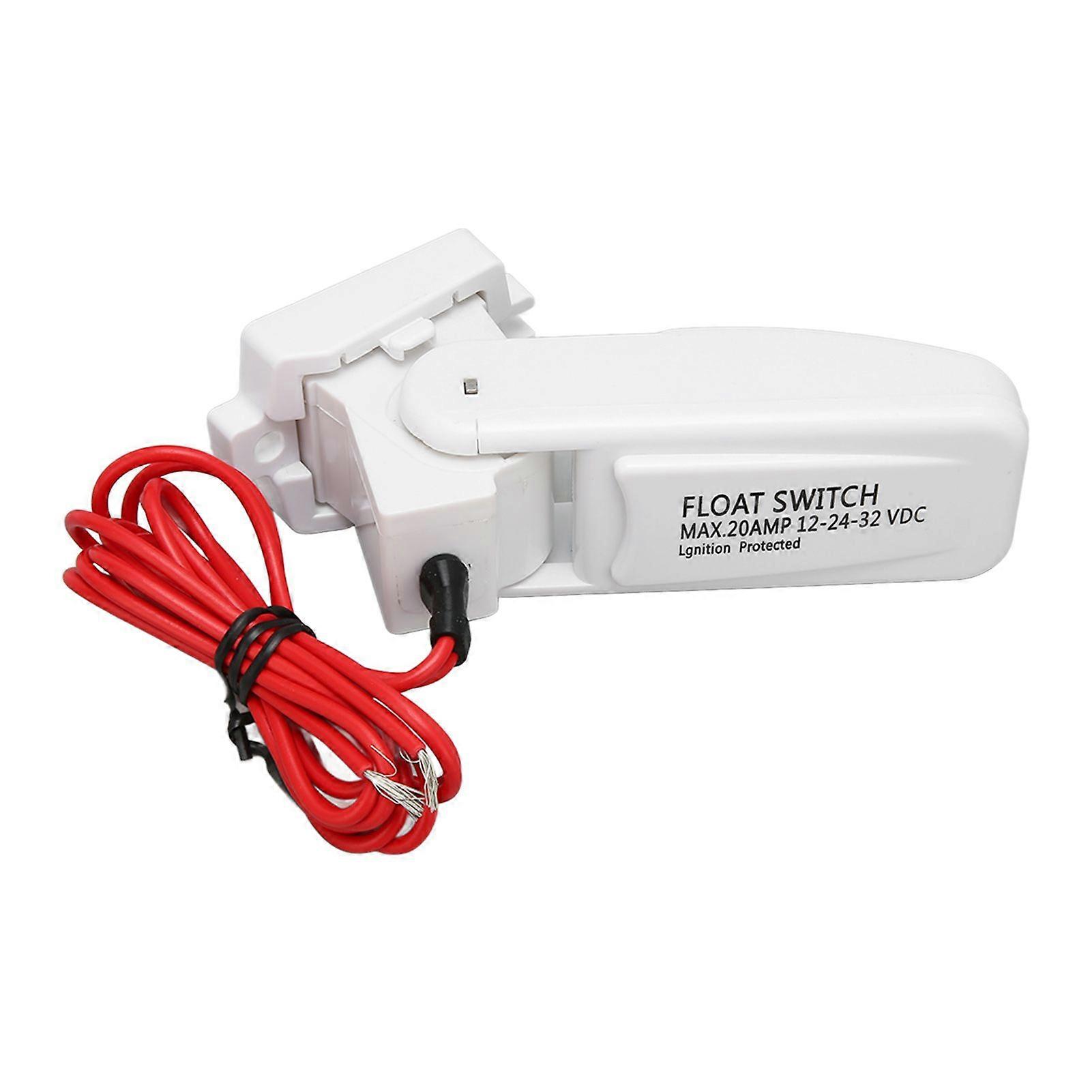 Boat Bilge Pump Float Switch Automatic High Power Safe 18AWG Marine Bilge Pump Float Switch for Domestic Water Seawater