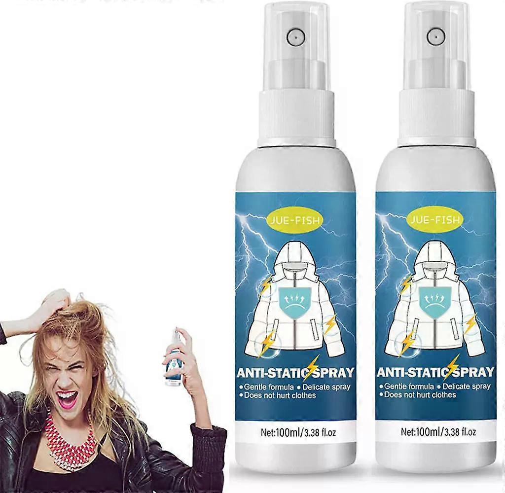 2 pieces antistatic spray clothing, spray antistatic, reduces static charge,