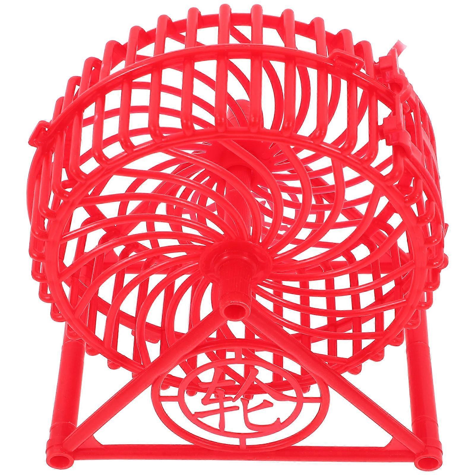 Red Hamster Wheel for Hamster Providing Quiet Running