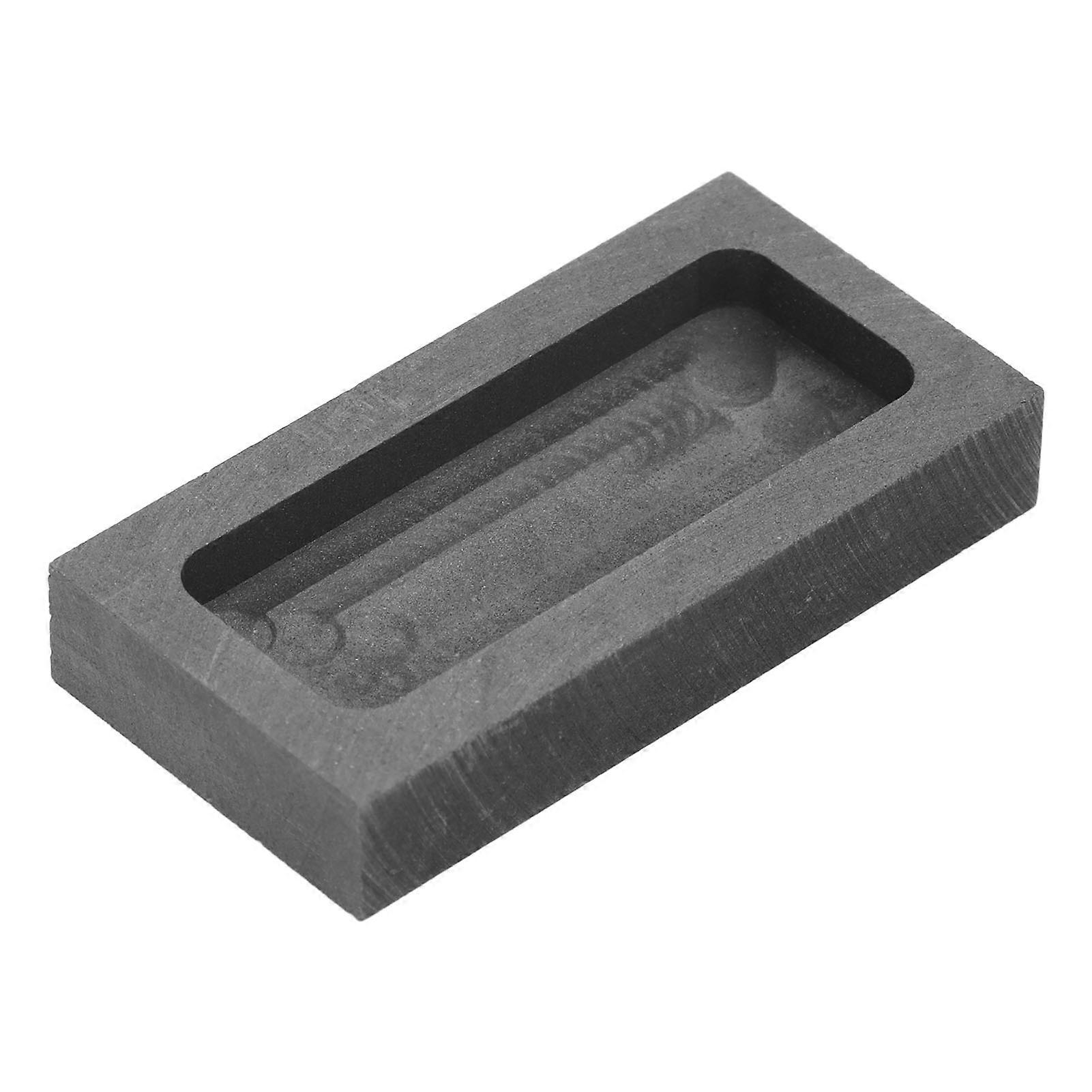 Graphite Ingot Mold Bar Mould 47.5x24x8mm, 2.1ml Capacity