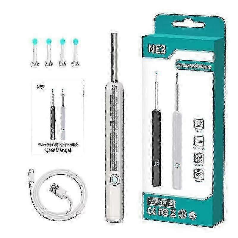 Wireless Smart Visual Ear Cleaner Usb Wifi Otoscope Tw1 Ear Wax Removal Tool Set With Camera Ear Endoscope Hd 1080p For Iphone Ipad Android