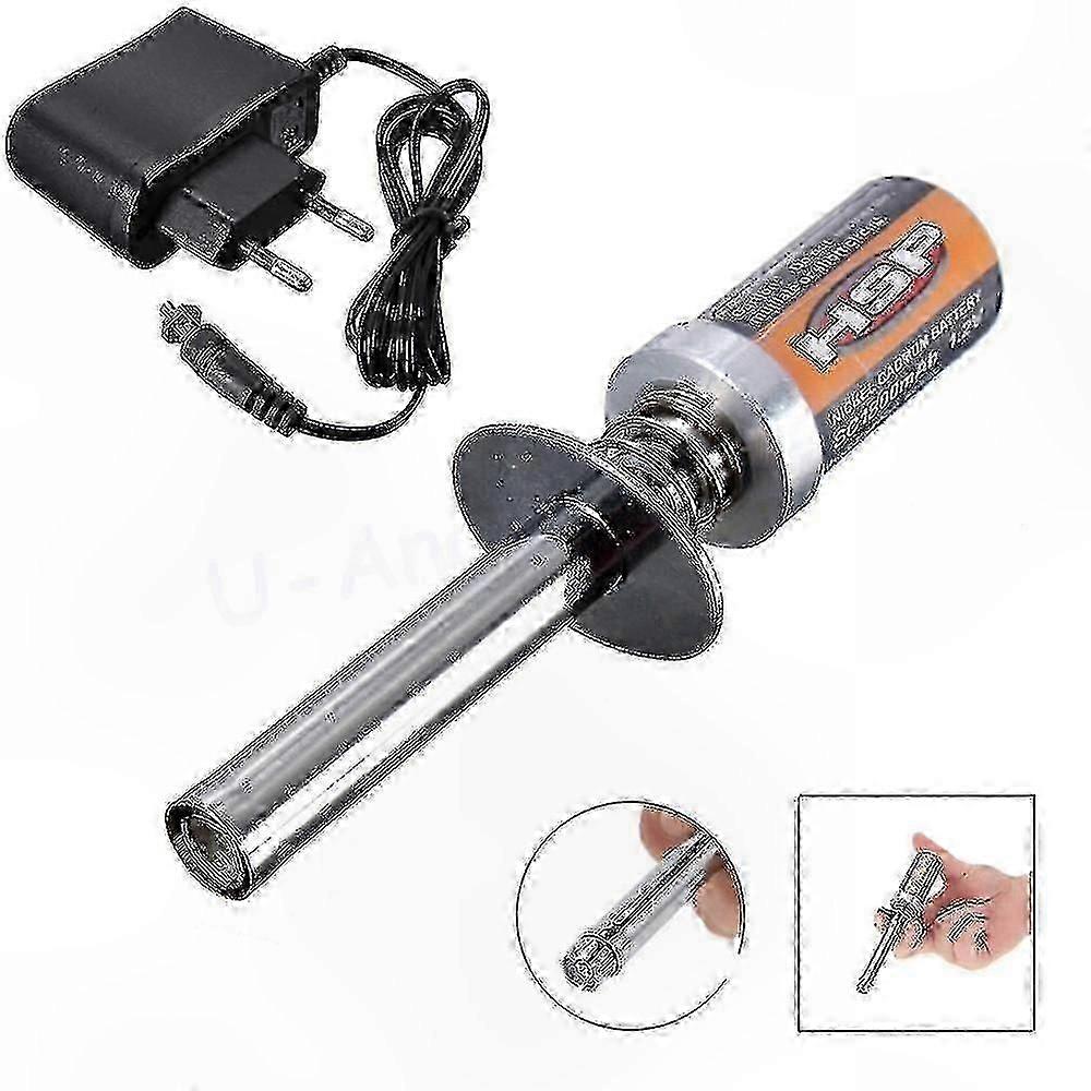 Rechargeable 1.2V Glow Plug Starter Igniter for 1/10 1/8 Gas Nitro RC Engines