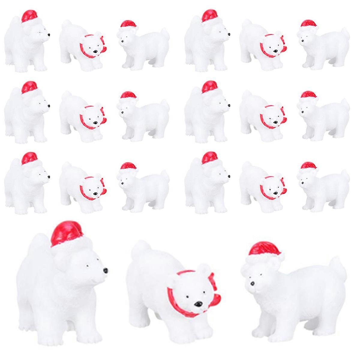 Christmas Bear Decoration Bear Miniature Landscape Decoration