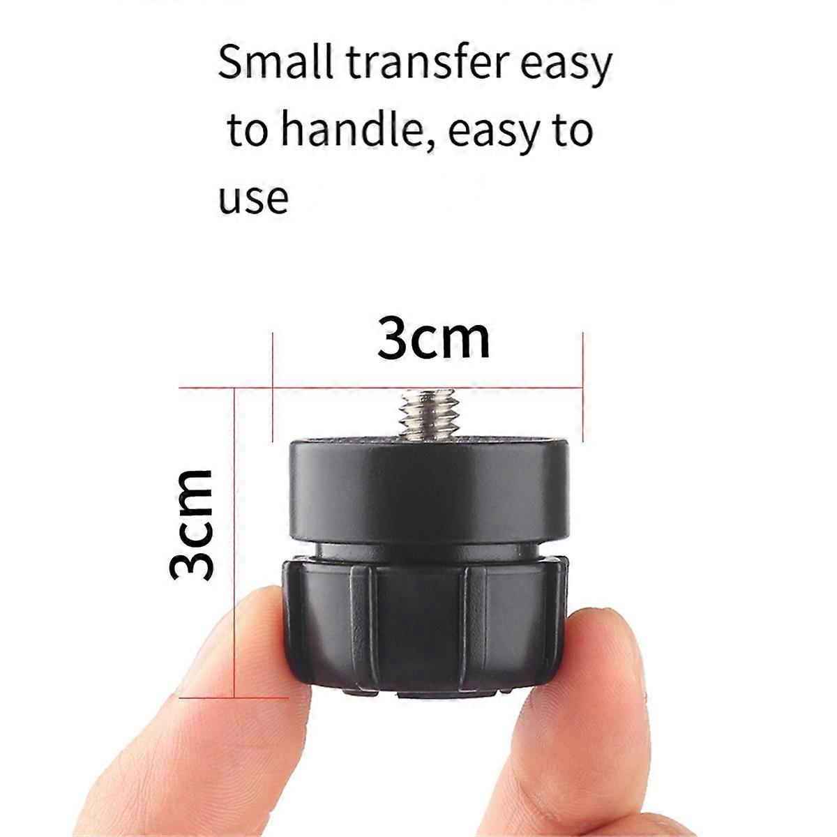 Adapter Clip Mount for Action Camera Ballhead Converter 3/8 Screw