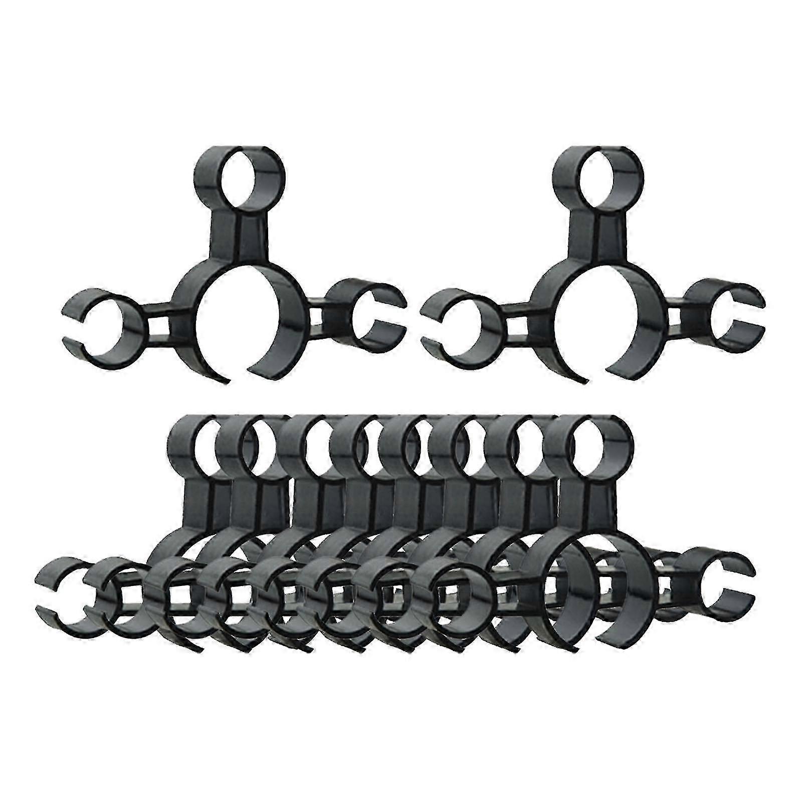 Set of 10 Champagne Bottle Clips for Holding Sparklers and Candles, Holds Up to 3