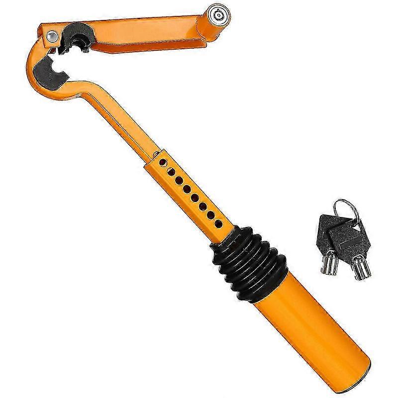 Car Lock Handbrake to Gear Stick Lock Anti-theft Safety Lock Practical Automobile Tool with Keys