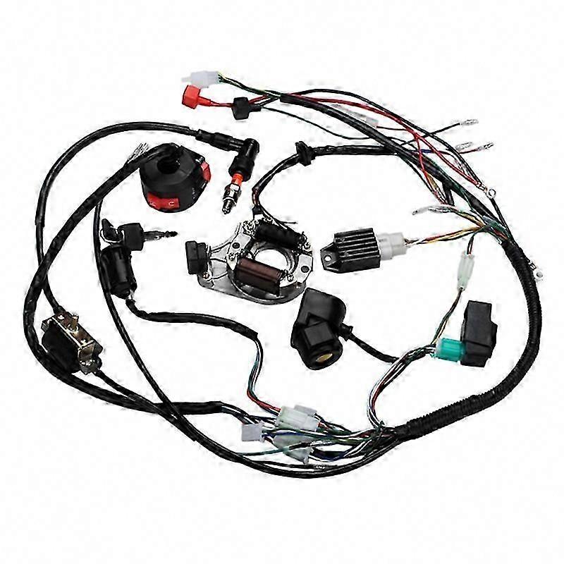 Optimized ATV Quad Pit Bike 50-125Cc Wiring Harness CDI Stator Kit