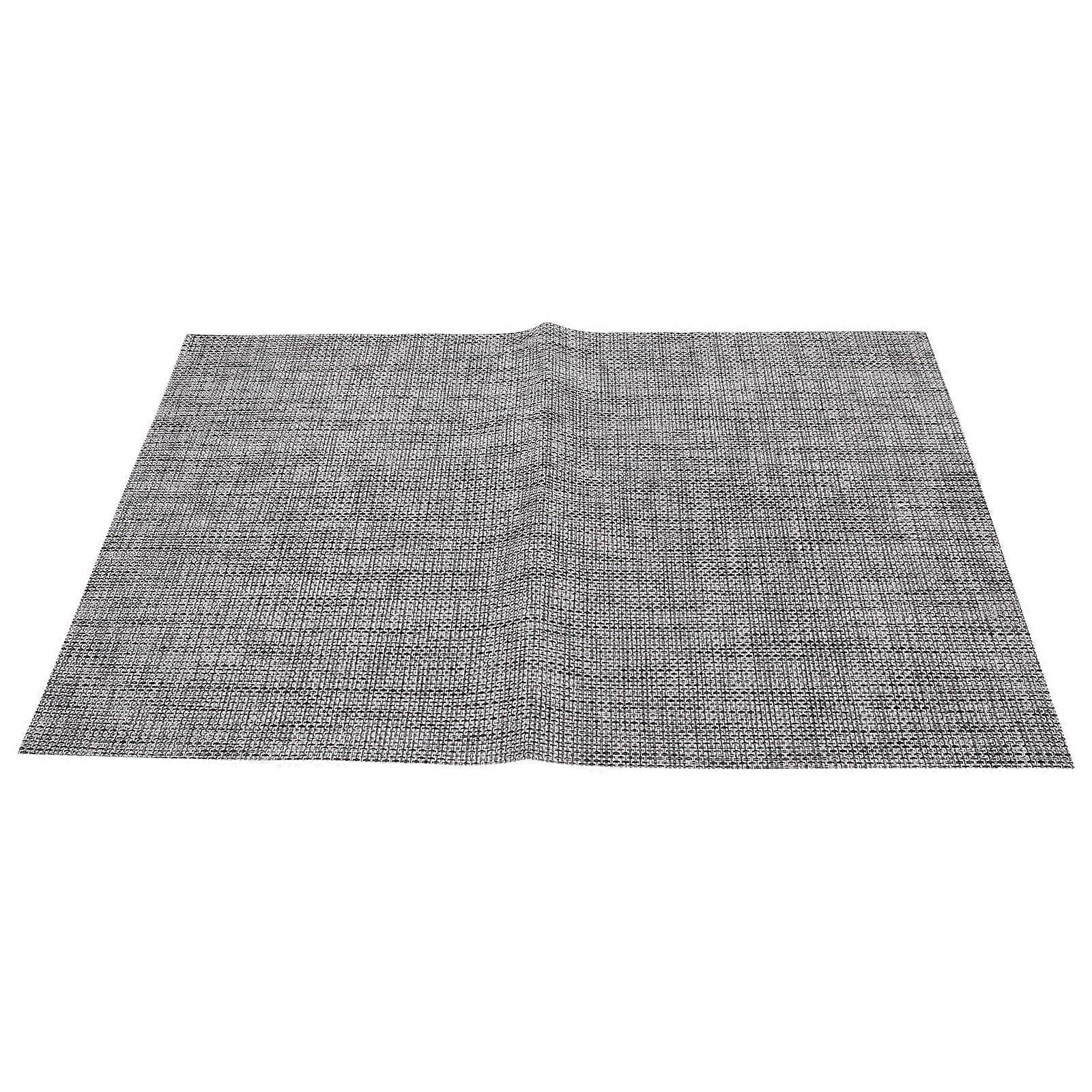 Dining Table Placemat Set for Kitchen Use Woven 3Pcs Grey