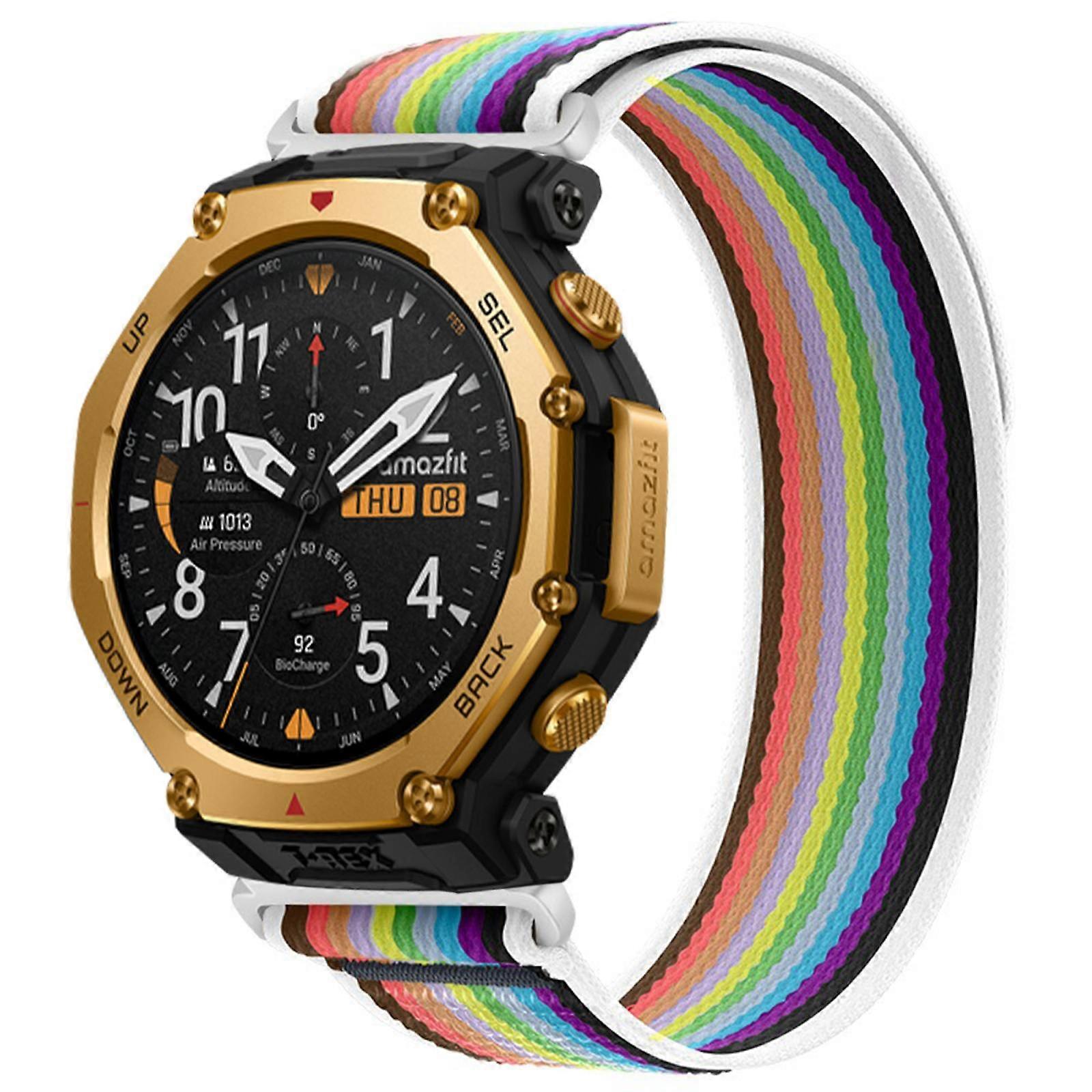 Wild Path Loop Nylon Hook and Loop Fastener Watch Band For Amazfit T-Rex 3 Pro