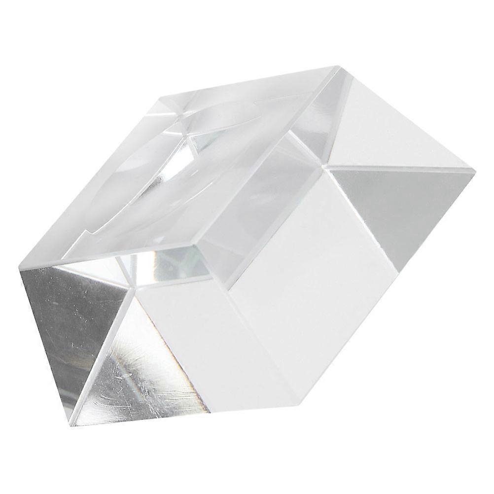 Crystal Display Base Stand Glass Holder for Display 3Pcs Transparent Set