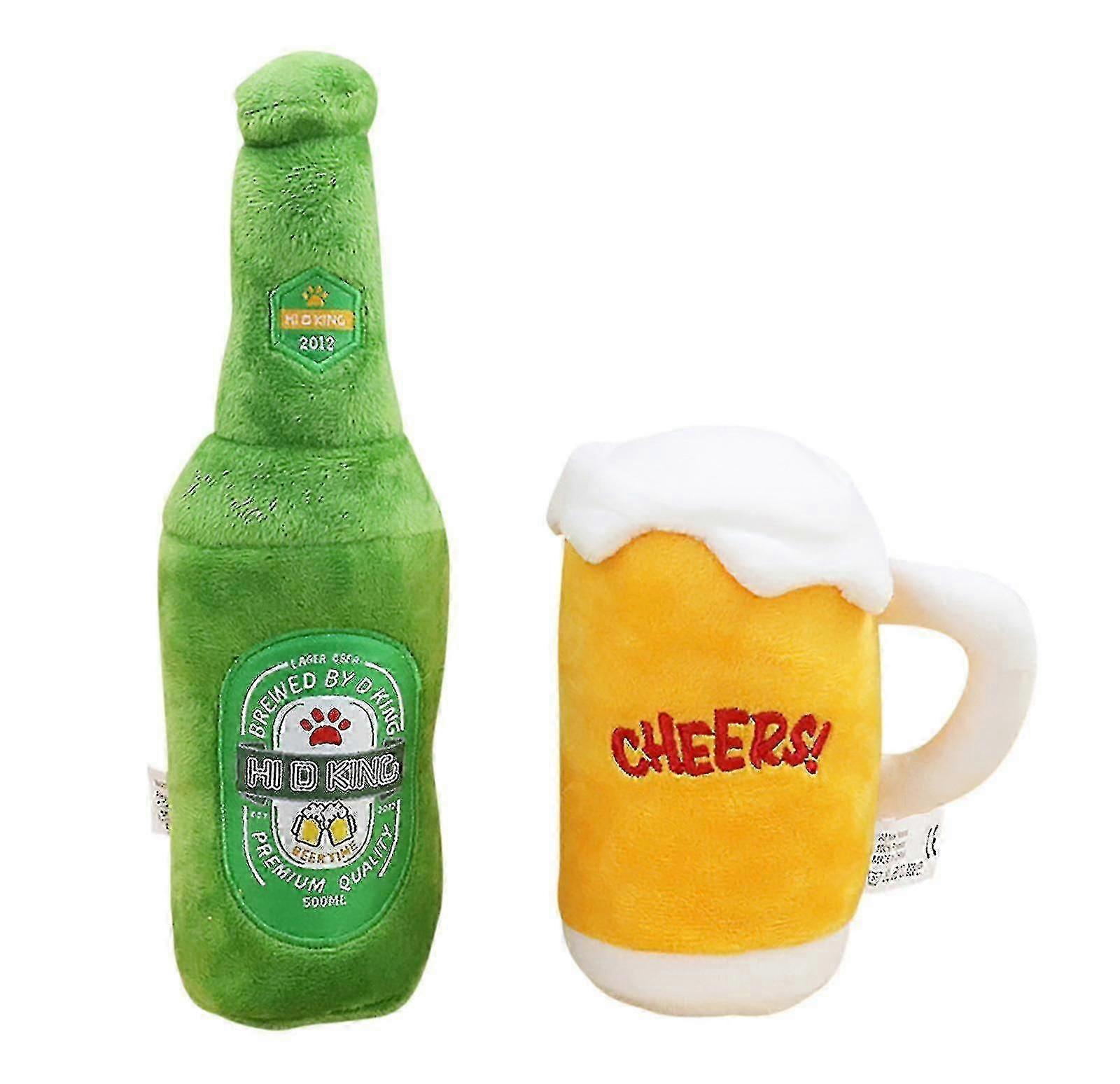 beer bottle soft toy for beer enthusiasts