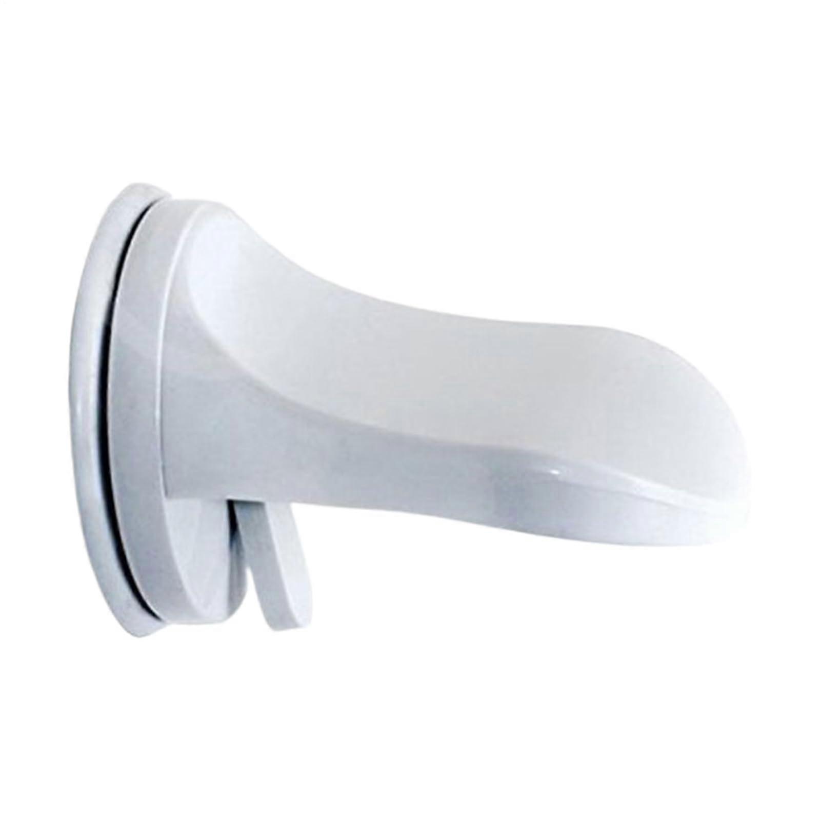 Foot Rest for Shower PVC SuctionCup Footrest WallMounted NonSlip Footstool Bathroom SpaceSaving Compact