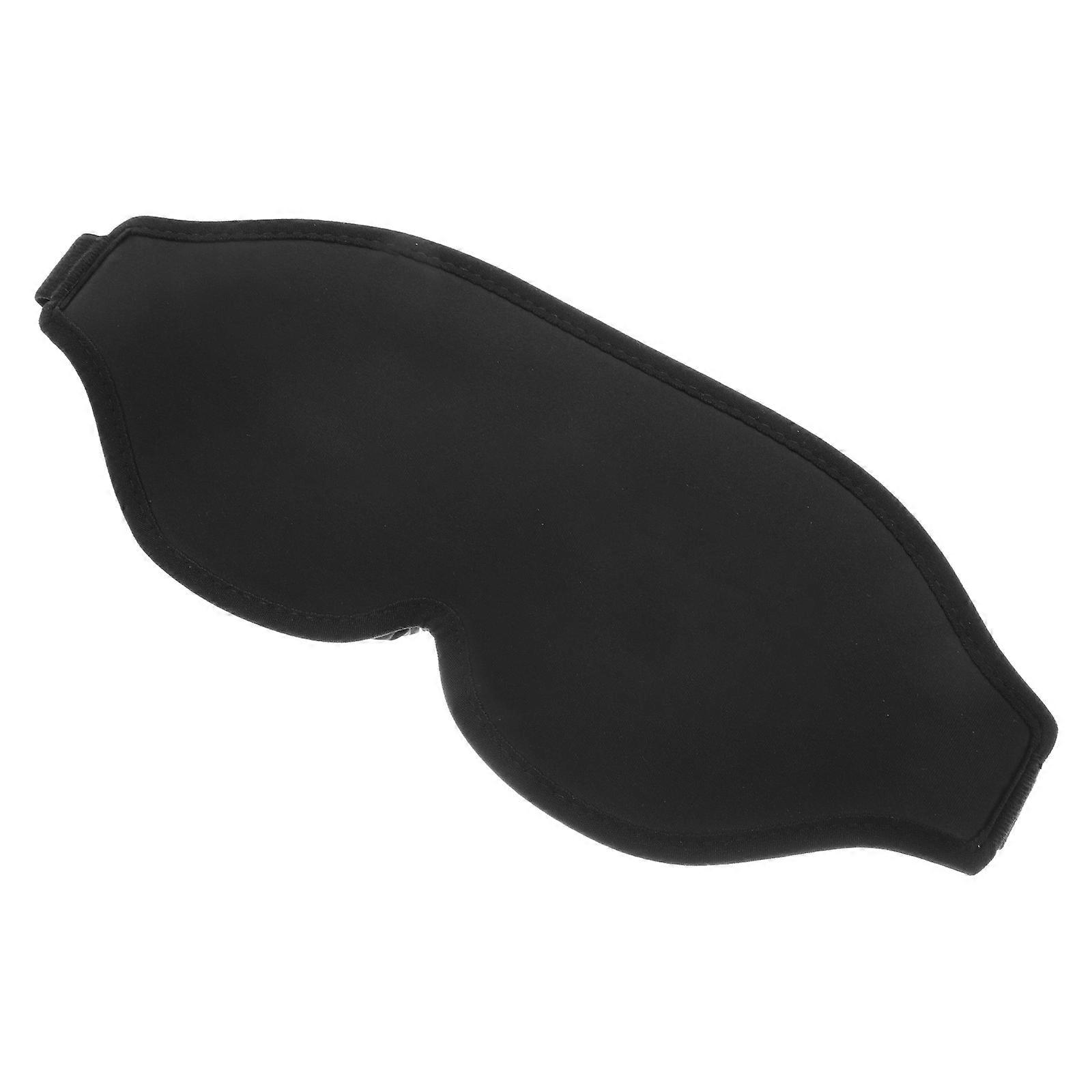 Black Sleep Eye Mask for Travel Use 2Pcs 3D Blindfold Comfortable Sleep Mask