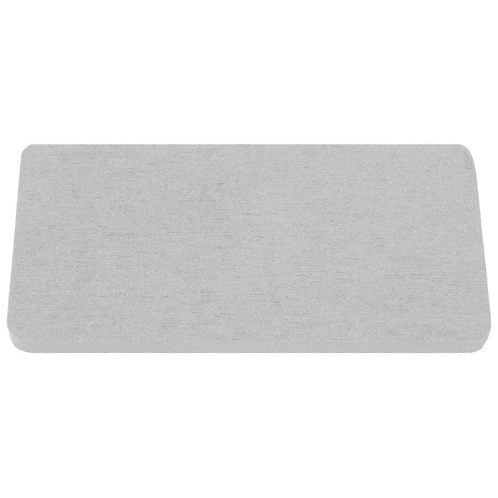 Rectangle Diatomite Coaster 3Pcs Water Absorbent Soap Mat For Bathtub Light Grey Efficient Drying Solution