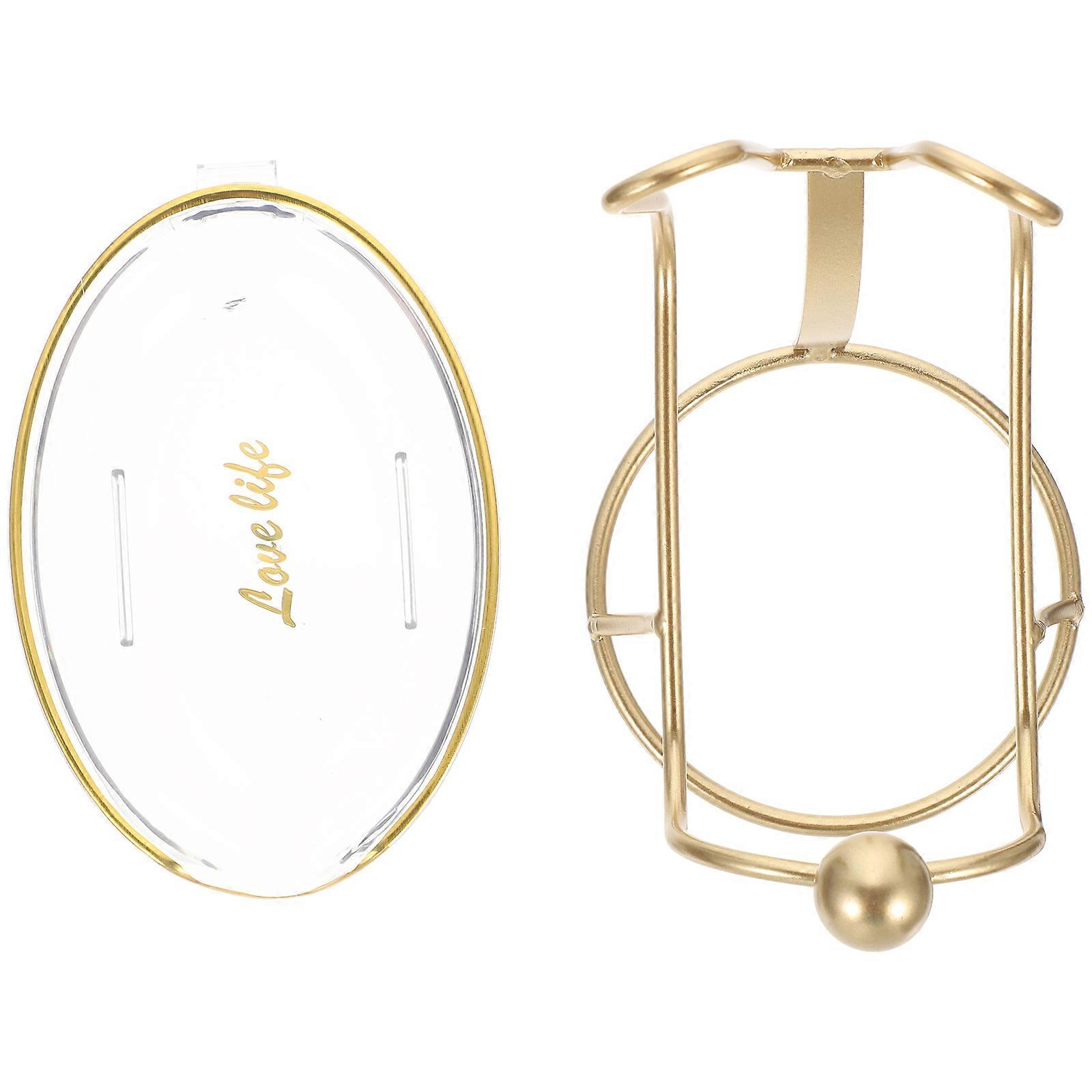 Soap Tray Draining Soap Holder for Storage 2Pcs Decorative Bathroom