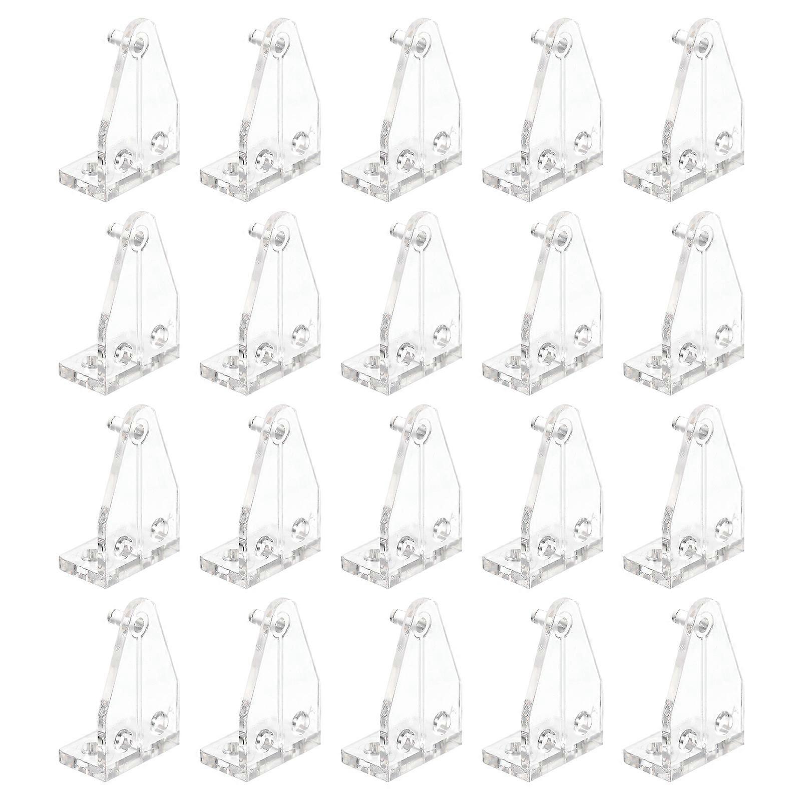 Roller Curtain Fixator Hook Plastic Transparent for Blinds 100Pcs Set