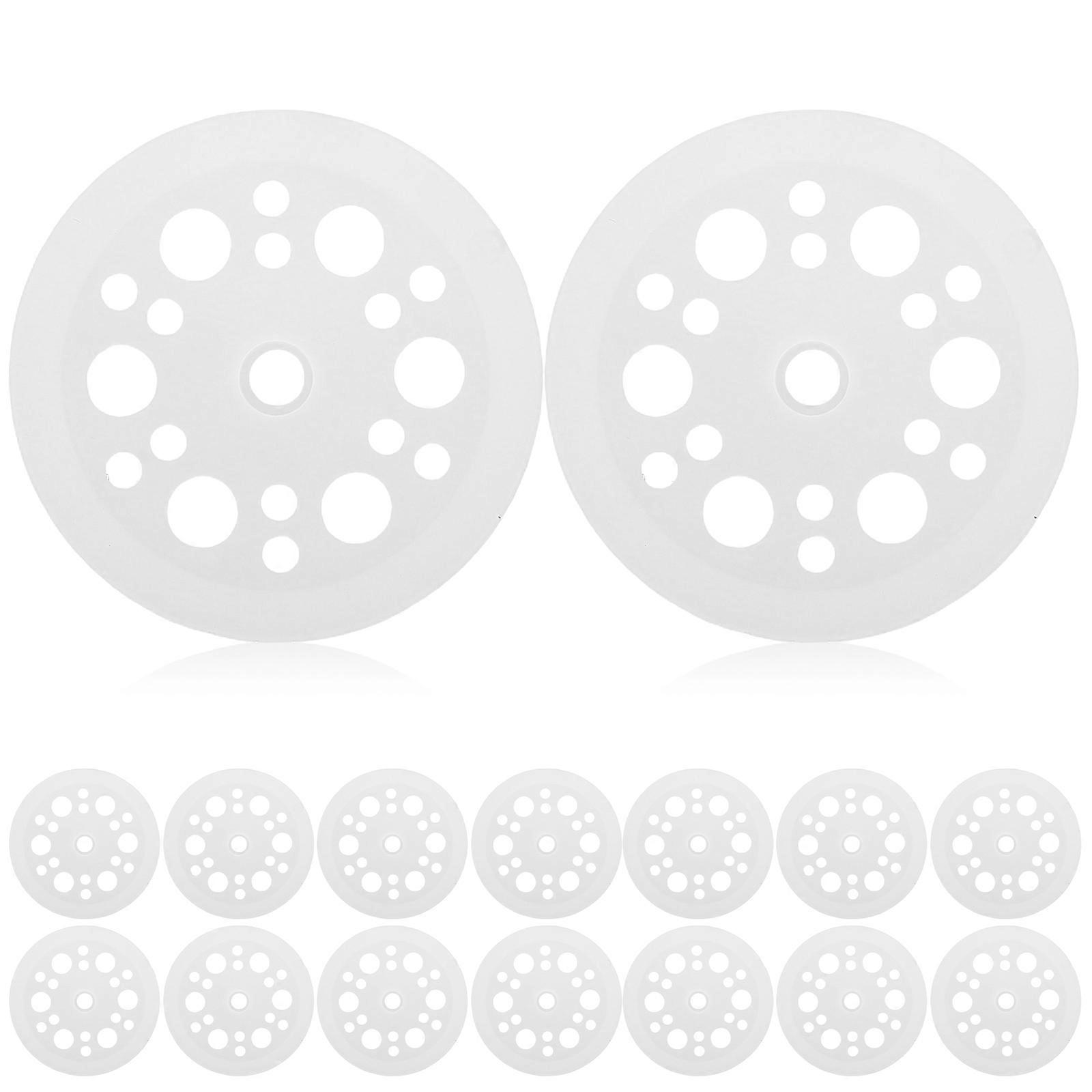 White Plastic Flat Washers for Foam Board Load Spreading 400 Pieces