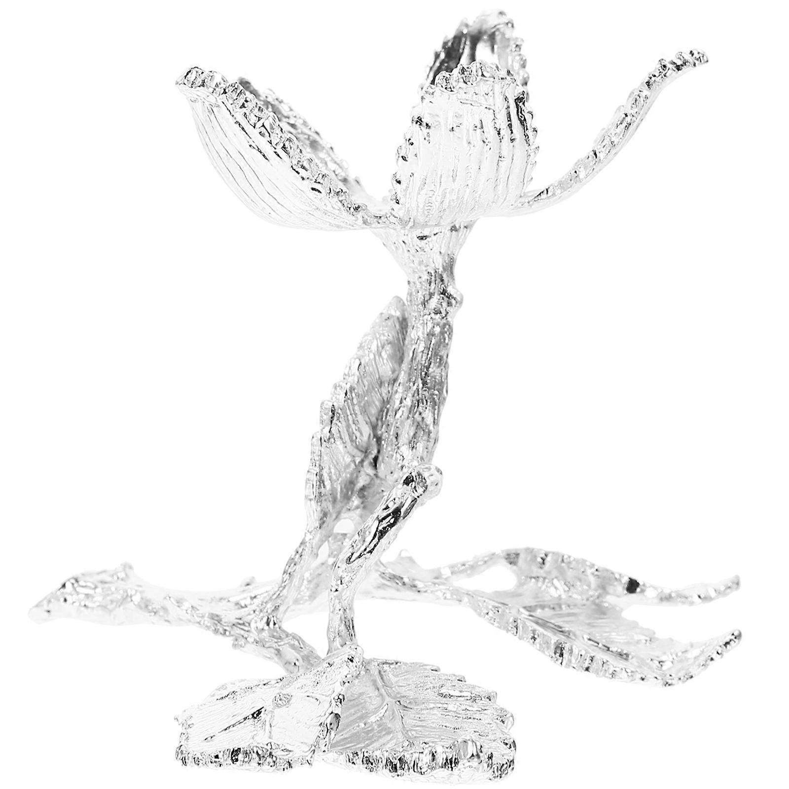 Metal Display Holder for Stones Display Stand 5Pcs Silver Specimen Easel