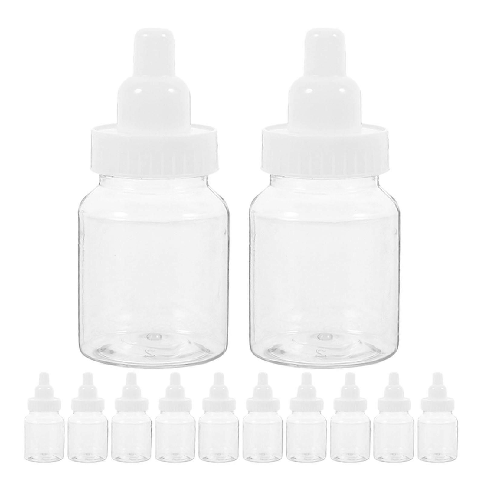 Milk Bottle Candy Box for Storage Use 80Pcs White Nursing Bottle Candy Box