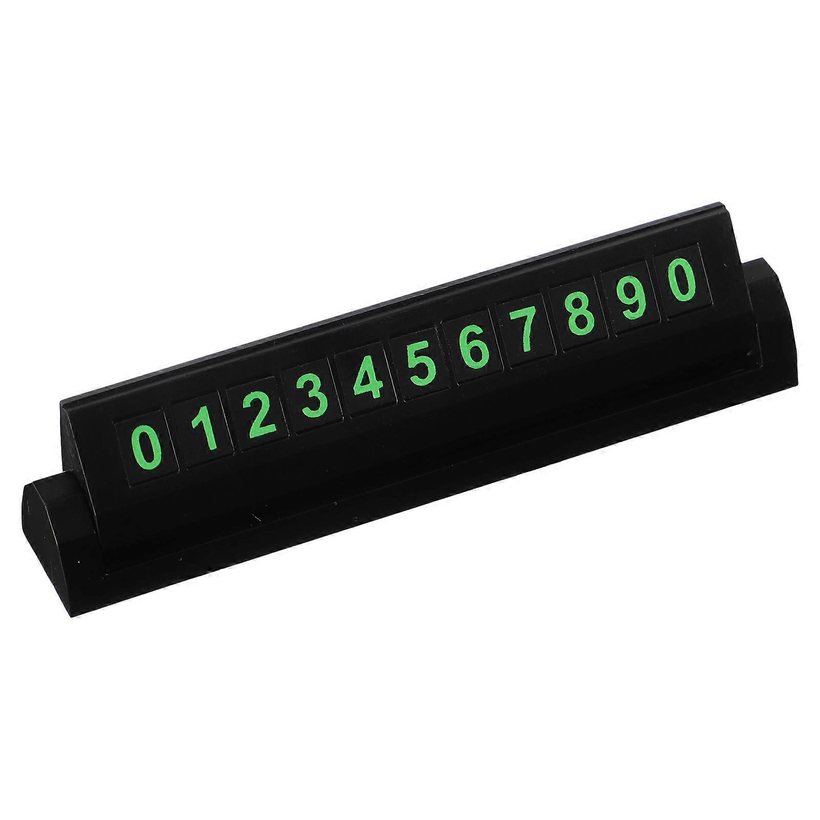 Car Temporary Parking Card for Car Dashboard Use with Phone