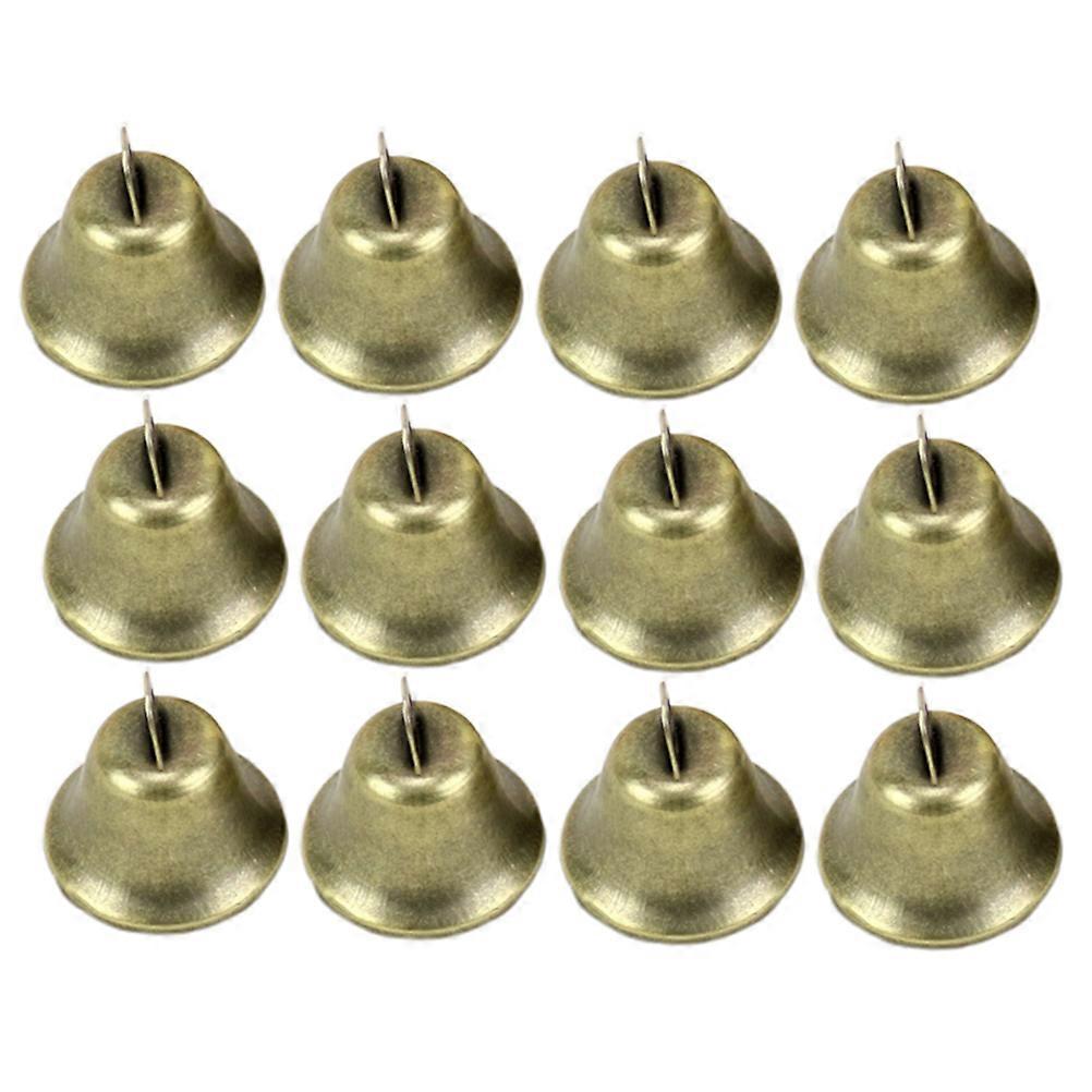 Pendant for Christmas Tree Retro Bell for Adornment 105Pcs Golden