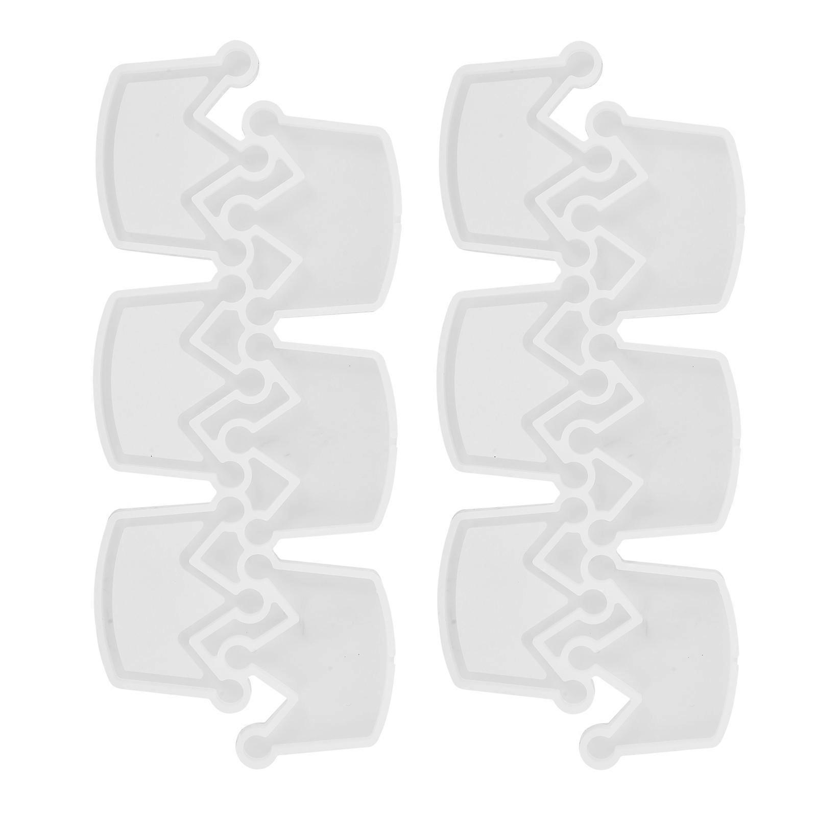 10Pcs Silicone Molds for Baking Use Fondant Chocolate