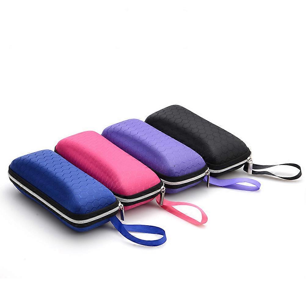 Protective Glasses Case Zippered And Hard-Shell Designed For Kids And Adults With Rectangular Shape 1Pack