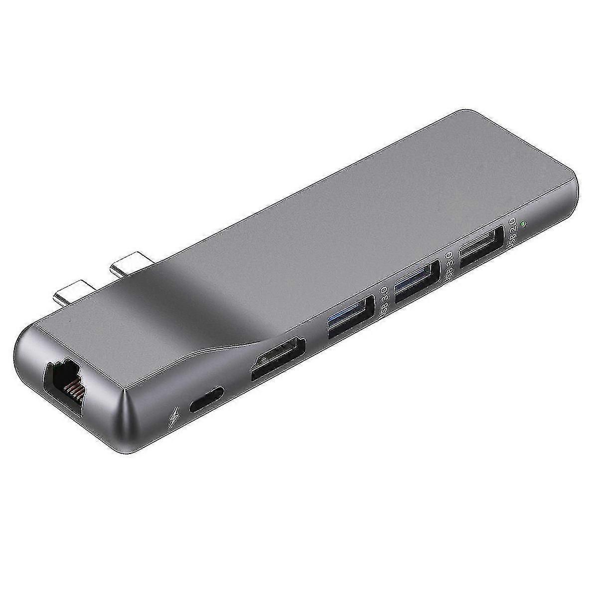 usb c hub with ethernet and thunderbolt 3 for macbook