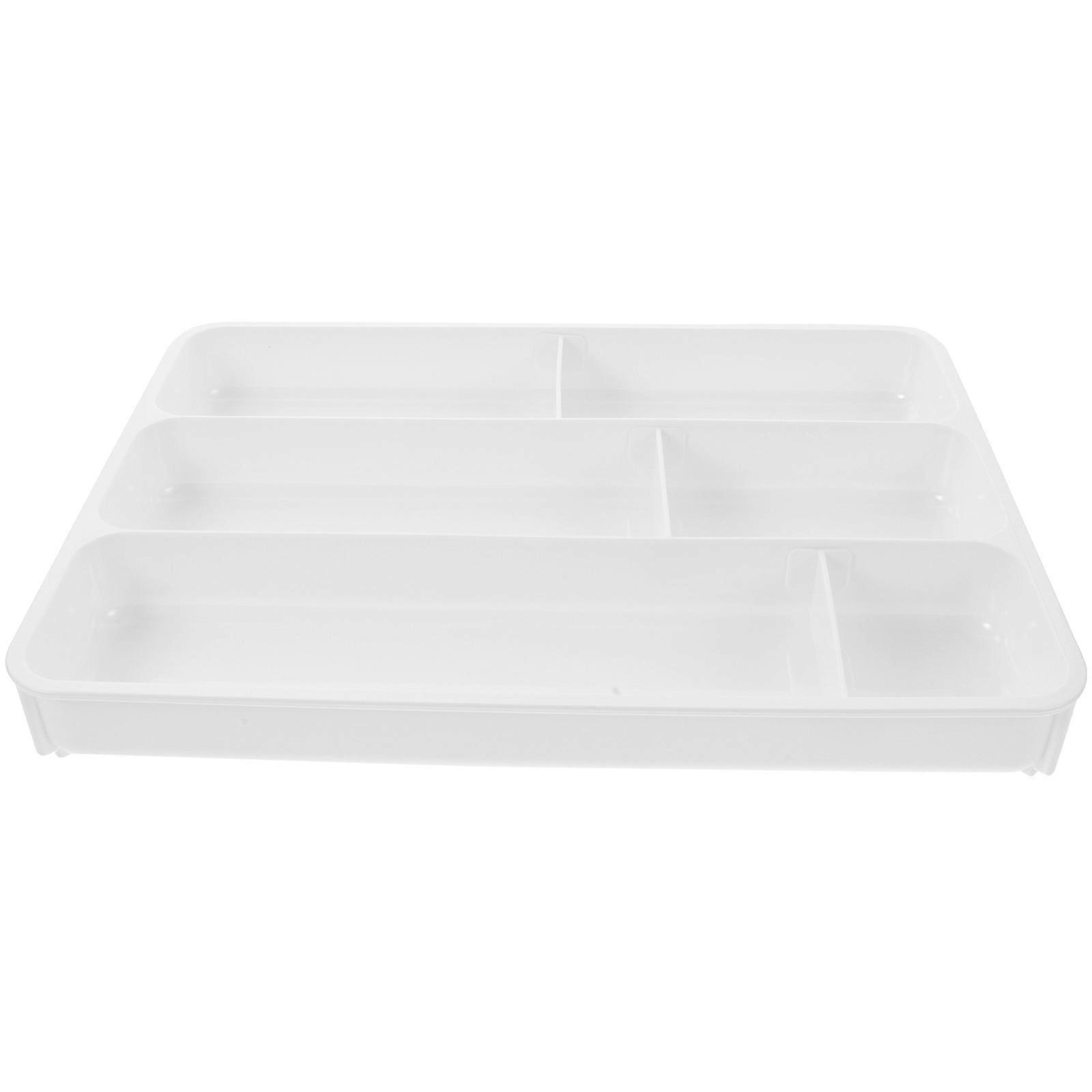 Household Cutlery Organizer Multi-Grid Utensil Box for Storage 5Pcs