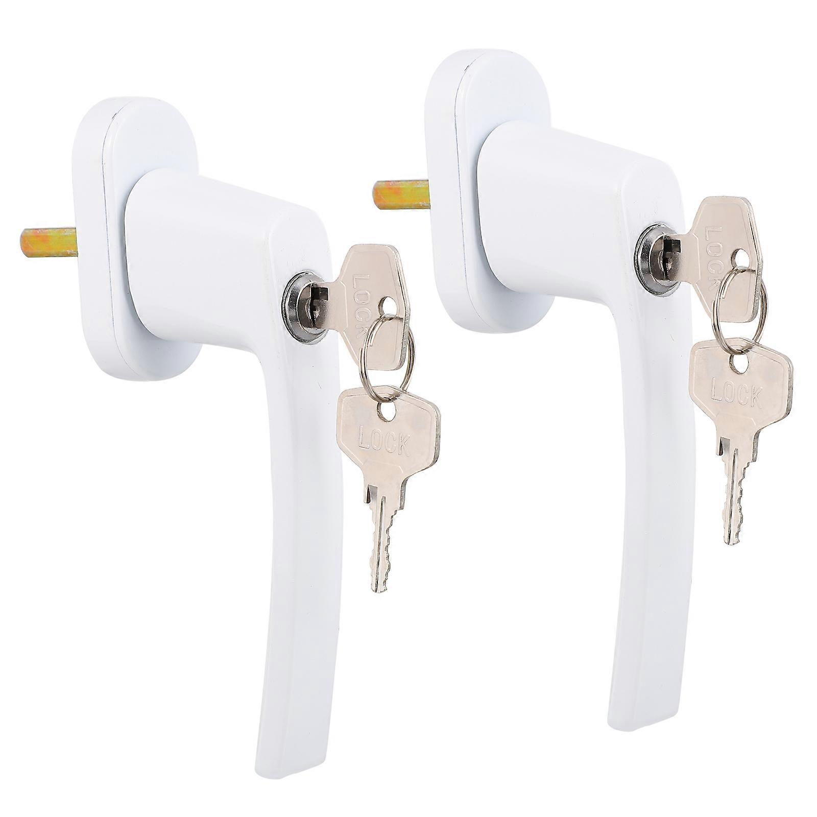 Inner Window Handle Window Pull Corrosion Resistance Casement Window 15X9.5cm Random Color For Square Steel 2Sets