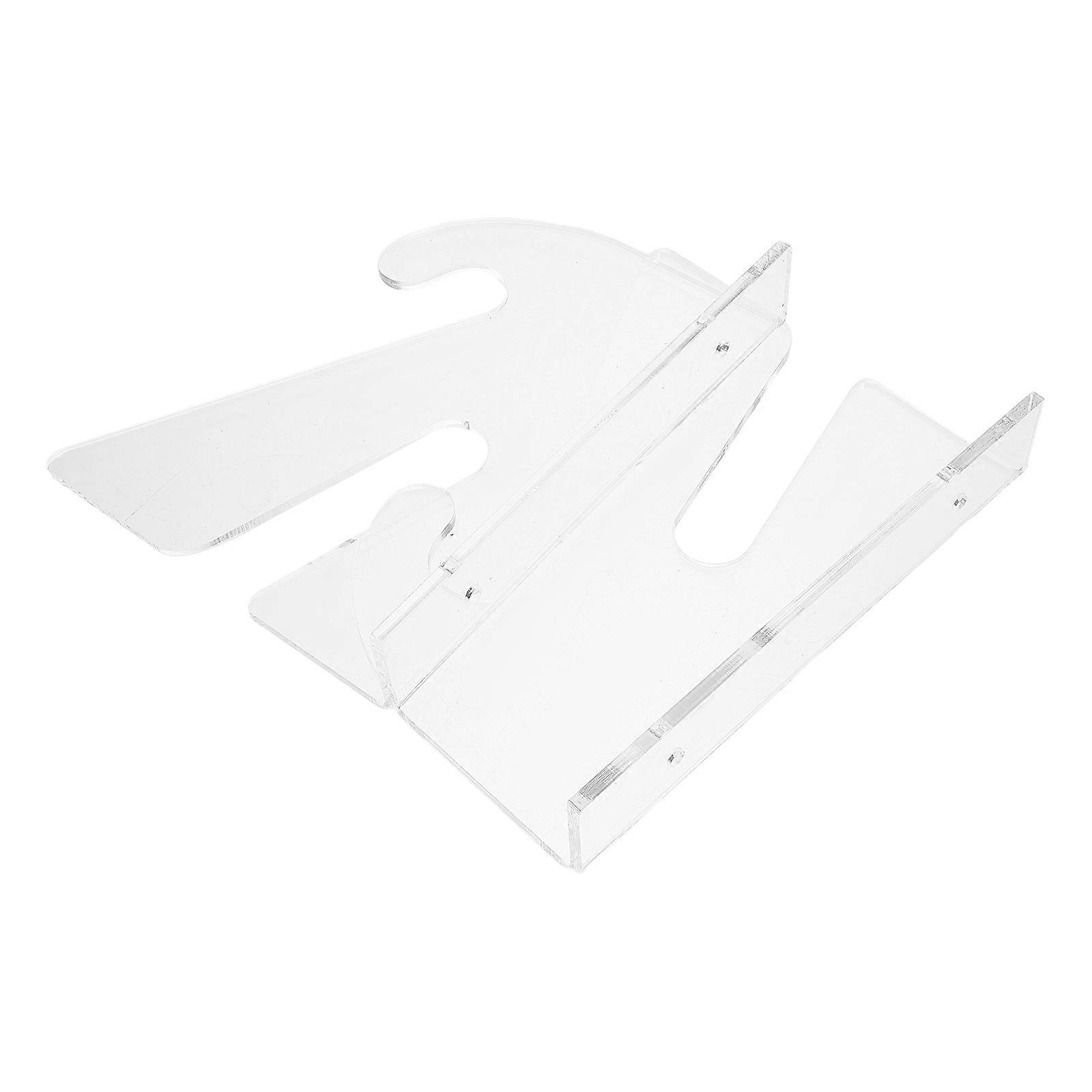 Acrylic Skateboard Display Hook 1 Set Modern Wall Mount Solution for Skateboard Enthusiasts