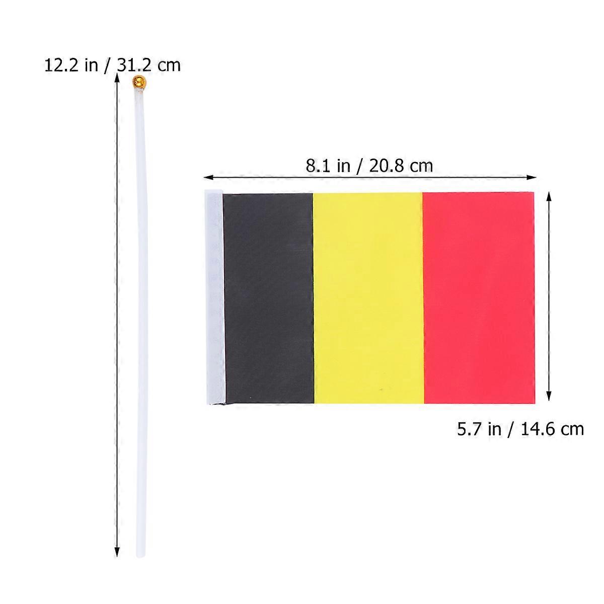 Hand Held Flags 50Pcs Rectangle Shape Ideal For Classroom Party Events And Desk Decorations