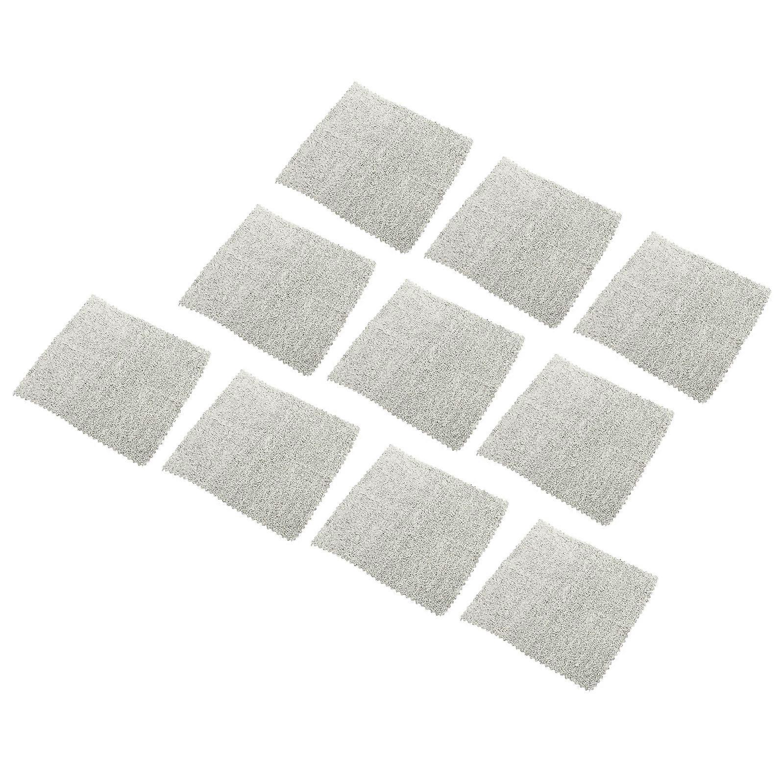 Kitchen Dish Towels Multi-Function Washcloths for Cleaning 50Pcs Grey