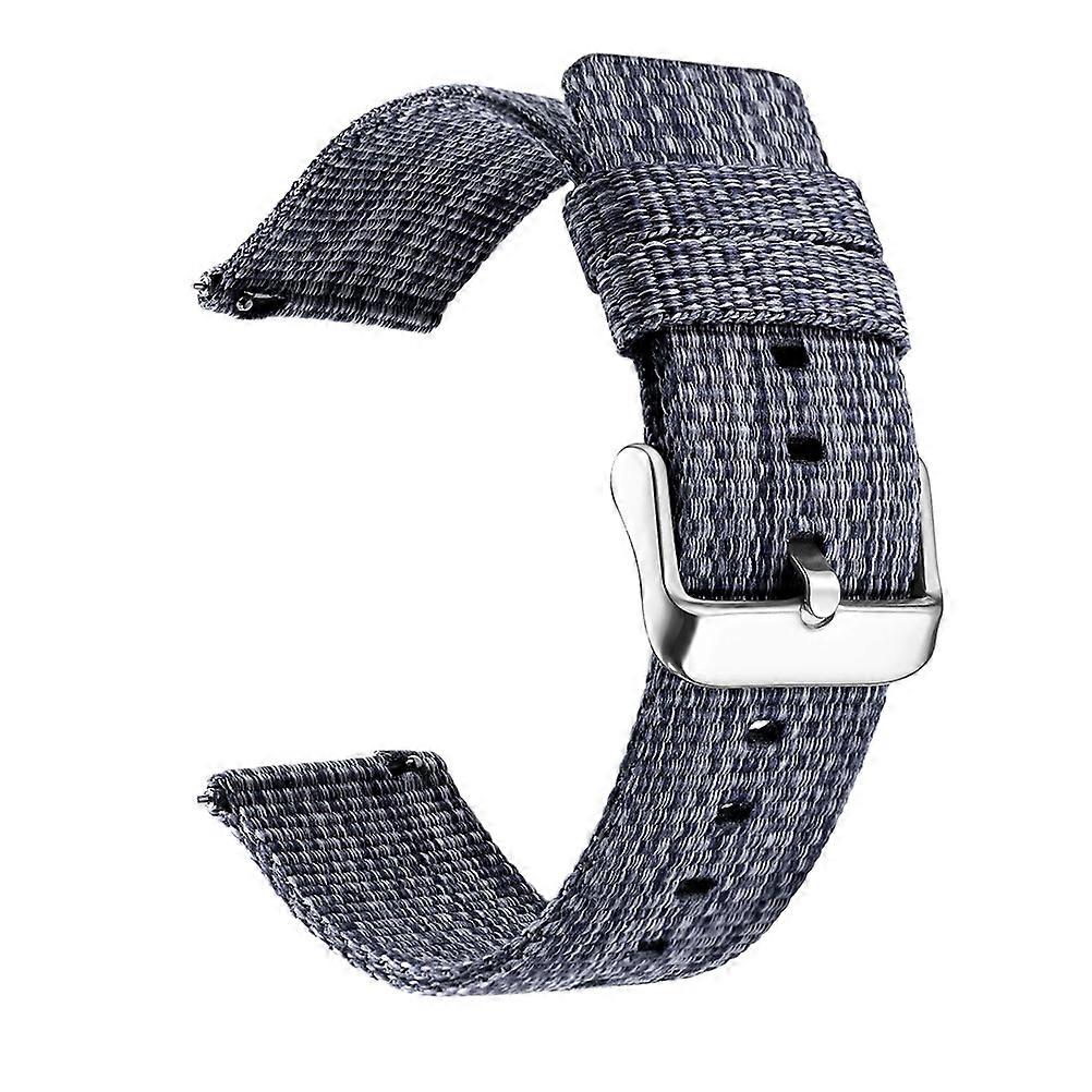 Watch Strap Nylon Watch Replacement Strap for Smartwatch 2Pcs Blue